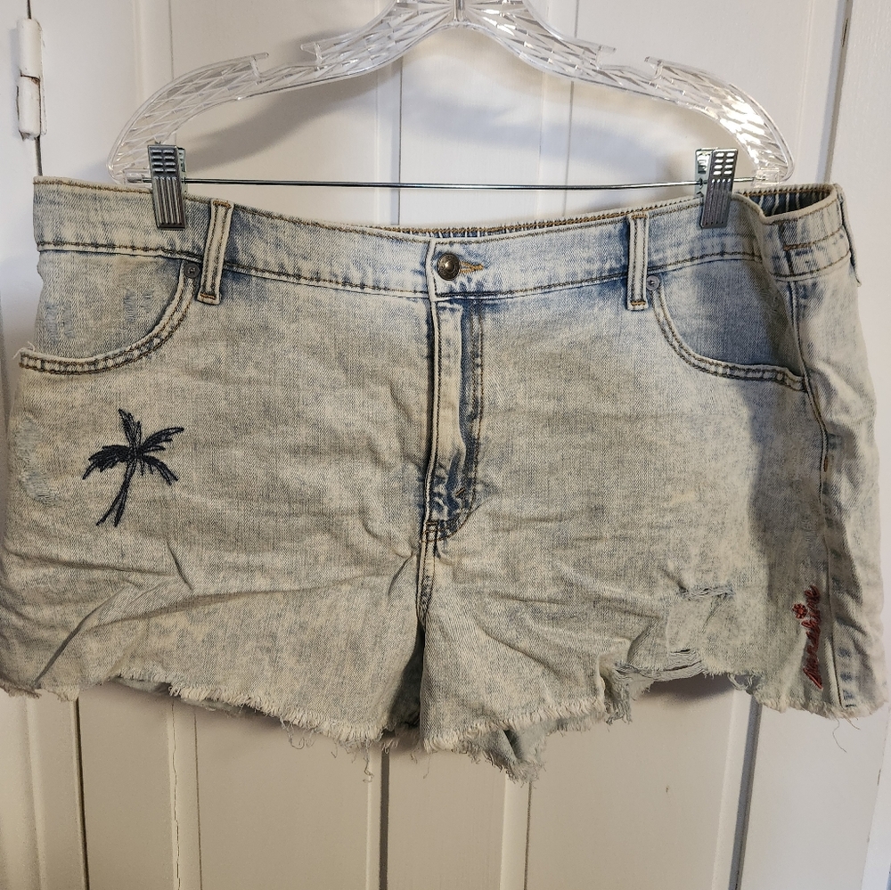 Aerie Acid Jean Short XXL NWT - Picture 1 of 4